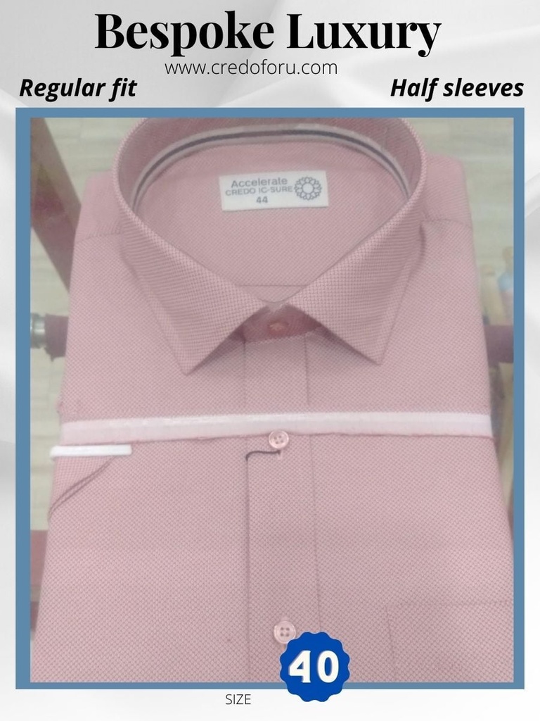 Pink printed half sleeve shirt