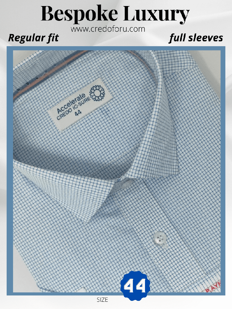 [blue-striped-half-sleeve-blue-1] blue striped half sleeve