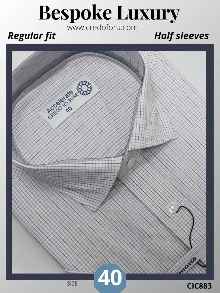 Black and Purple Checks Mens Shirt(883)