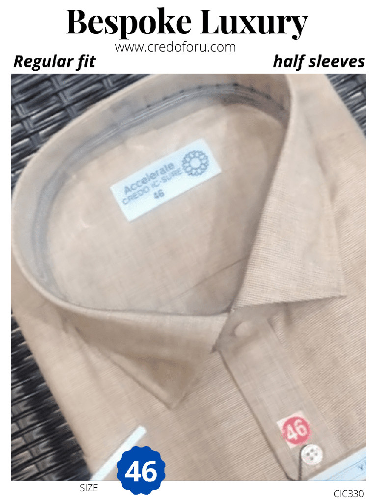 Men half sleeves formal shirt