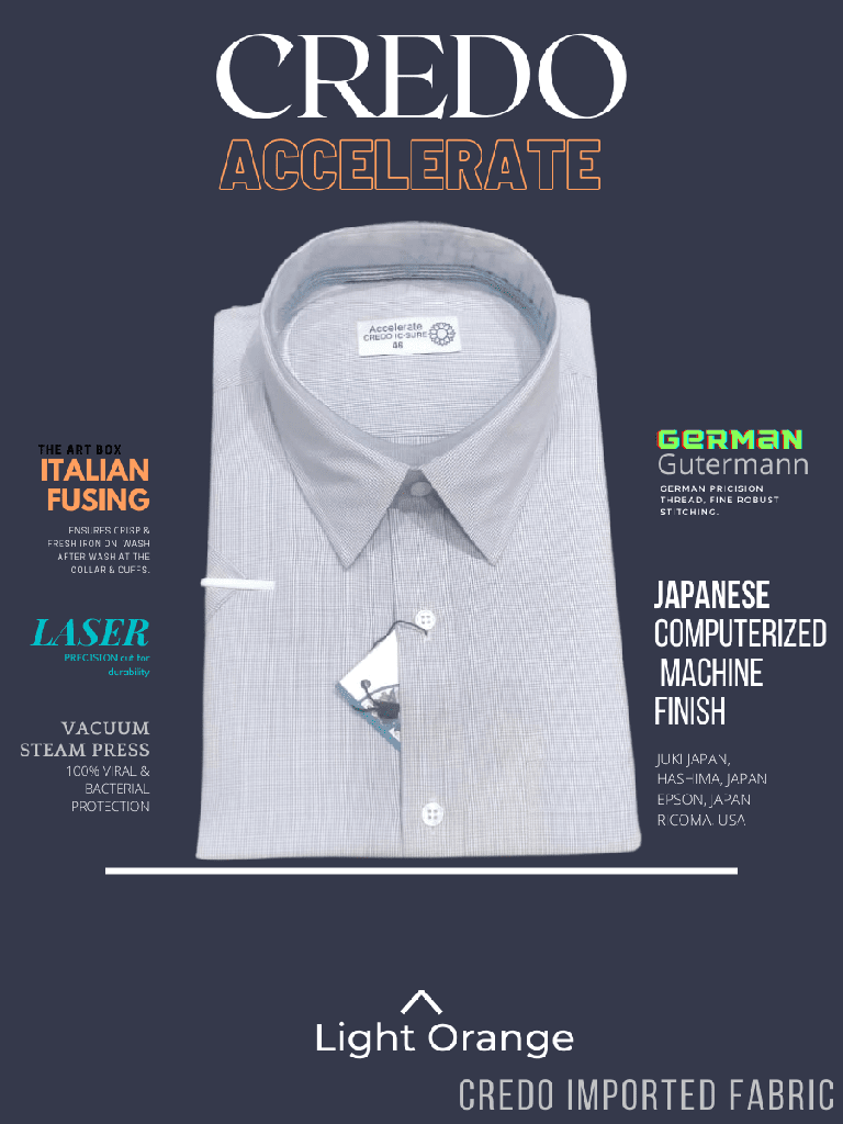 Gray colour half sleeves formal shirt
