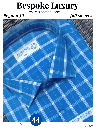 white checked blue colour full sleeves formal shirt
