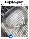 Dark gray striped full sleeves formal shirt