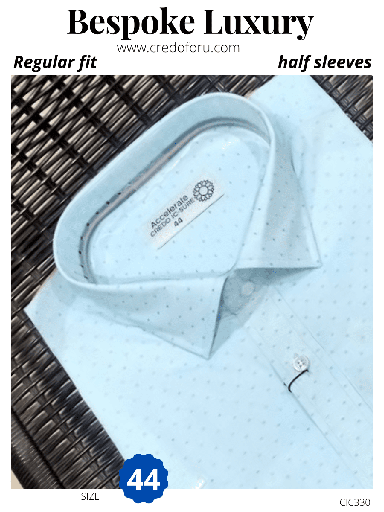 Light sky half sleeves formal shirt