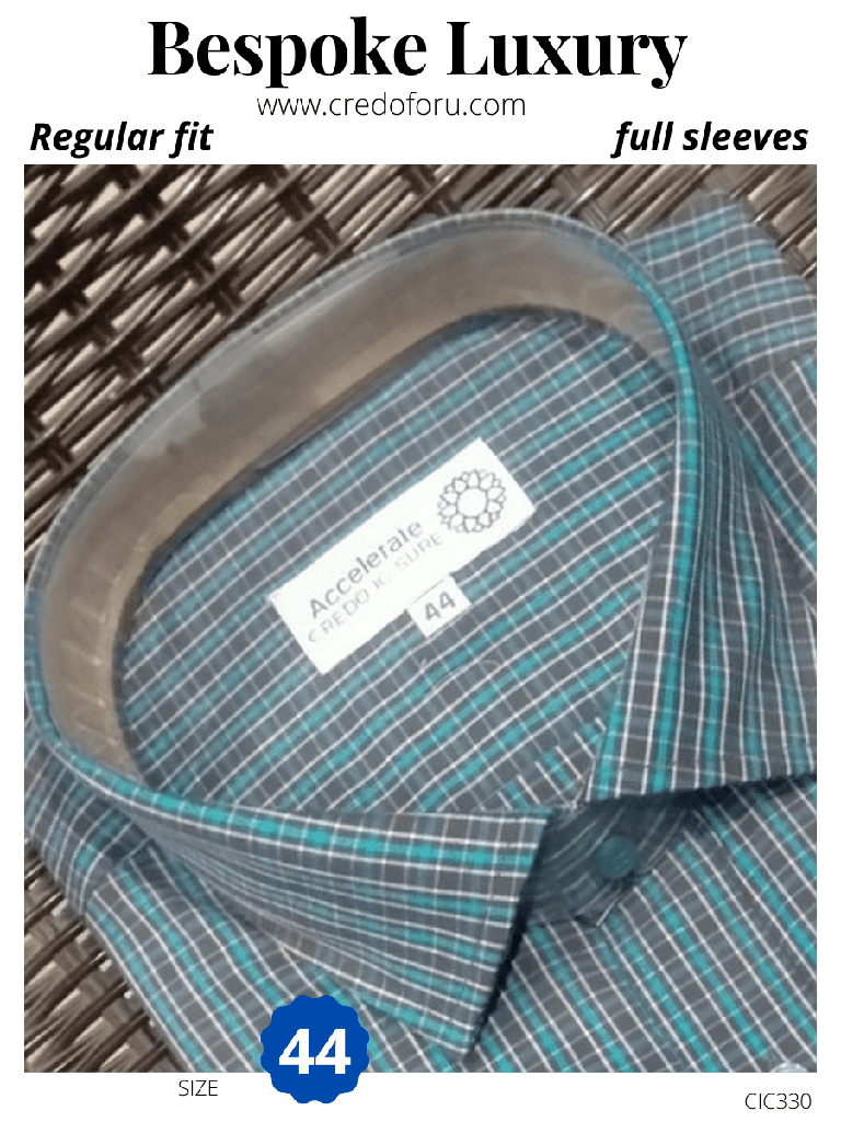 Men brown & green colour full sleeves shirt