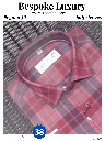 Men red and black big checked half sleeves formal shirt