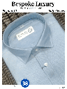 Men half sleeves gray colour formal shirt
