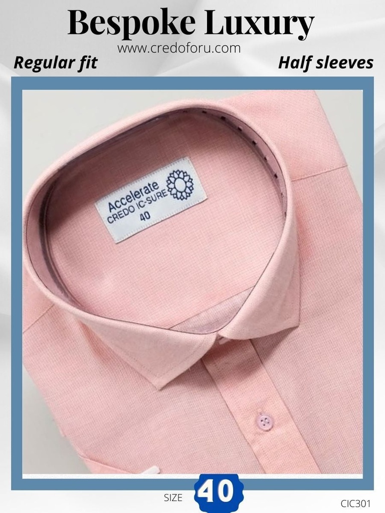 Men light colour half sleeves formal shirt