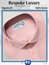 Men light colour half sleeves formal shirt