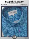 Blue Printed Mens Shirt(895)