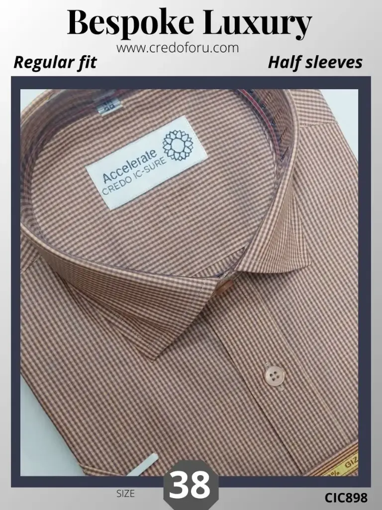 Maroon Checks Mens Shirt(898)