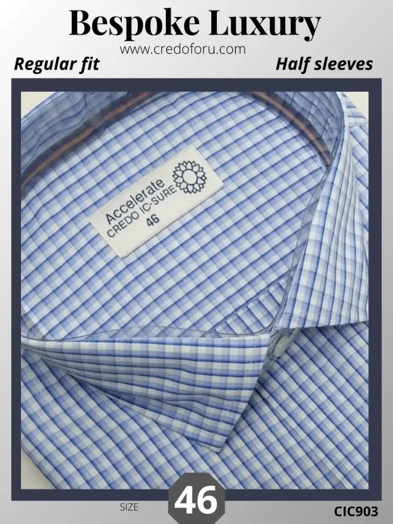 Blue Checks Mens Shirt(903)