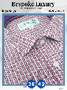 Arvind Fabric Mauve Check Formal Shirt