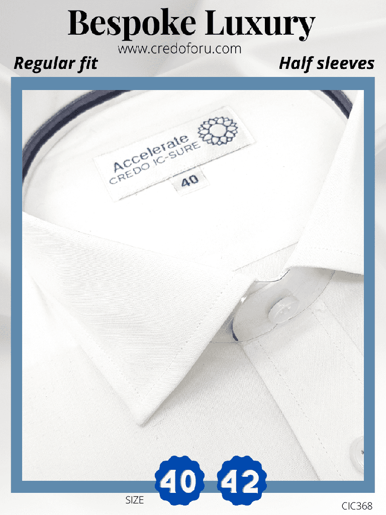 [raymond-fabric-white-formal-shirt-40] Raymond Fabric White Formal Shirt(368)