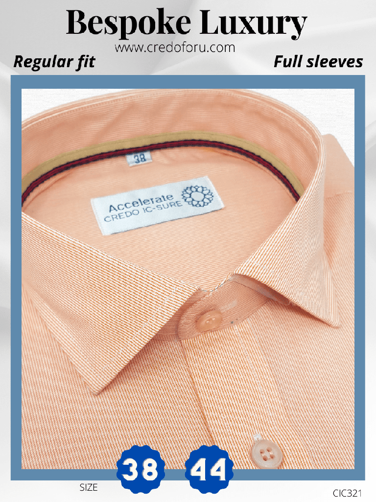 [white-&amp;-orange-stripe-formal-shirt-44] White &amp; Orange Stripe Formal Shirt