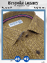 Yellow Stripe on Brown Shirt(325)
