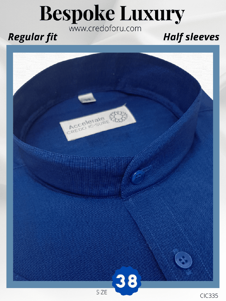 Blue Texture Formal Shirt