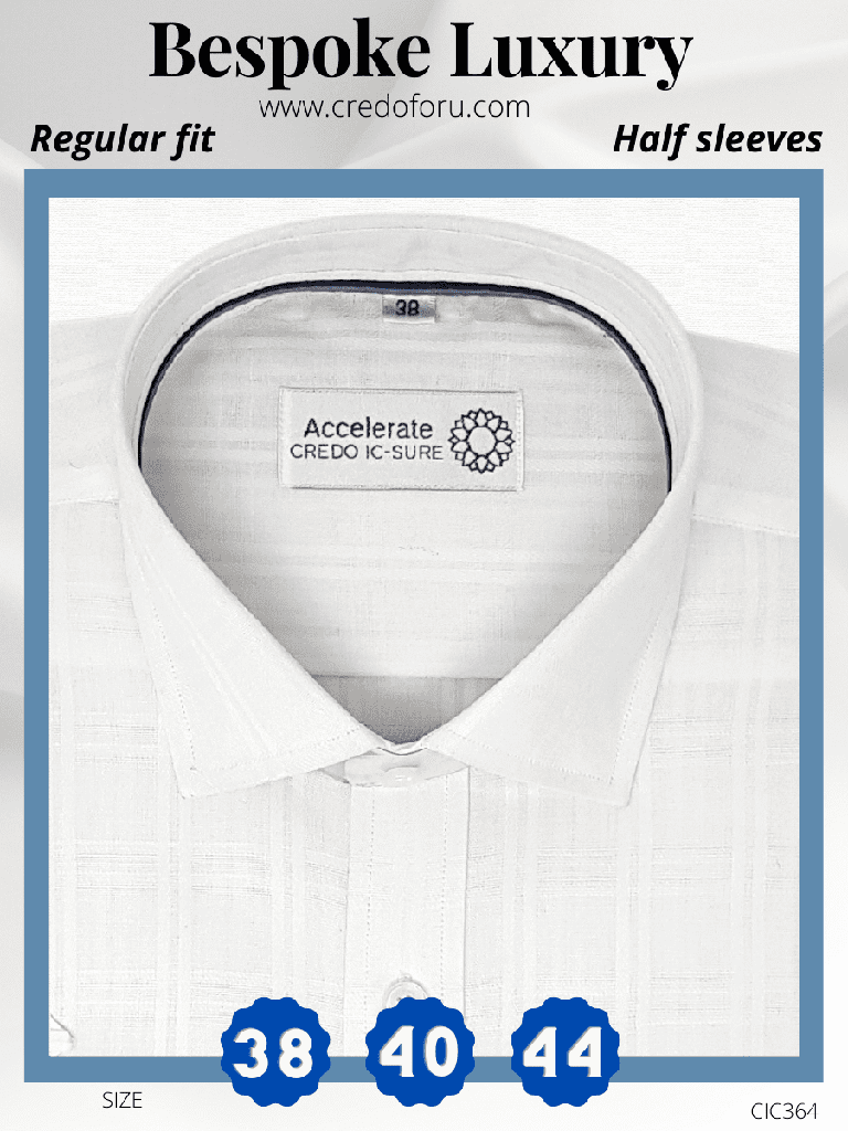 [raymond-fabric-white-regular-fit-texture-formal-shirt-42] Raymond Fabric White Regular Fit Texture Formal Shirt(364)