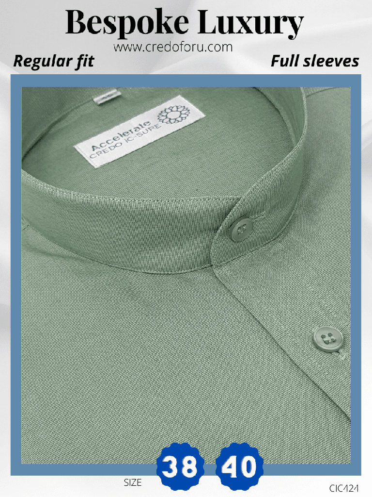 Pista Green Full Sleeve Kurta