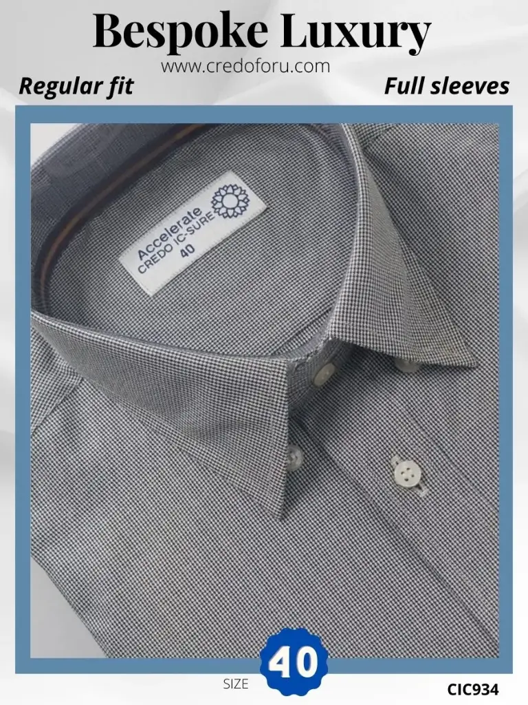 Black Small Checks Mens Shirt(934)