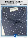 Navy Blue Pasely Printed Mens Shirt(939)