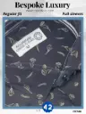 Black Floral Printed Mens Shirt(940)