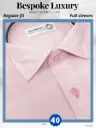 Pink Texture Full Sleeve Formal Shirt(533)