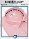 Credo Imported Light Pink Half Sleeve Shirt(702)