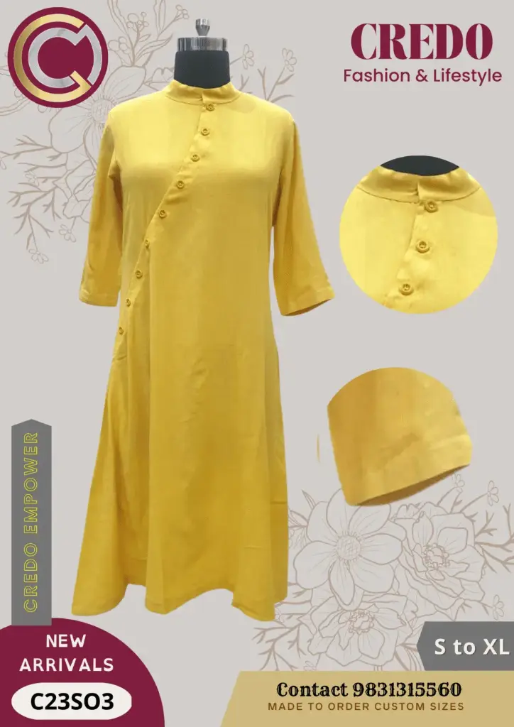 Khadi cotton kurti