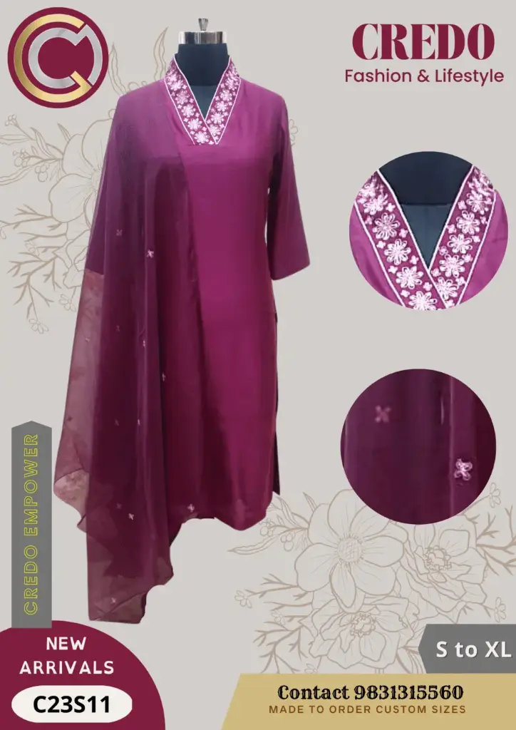 [pink-embroidered-kurti-l-1] Pink embroidered kurti