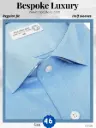 Arvind Fabric Light Blue Formal Shirt(38)