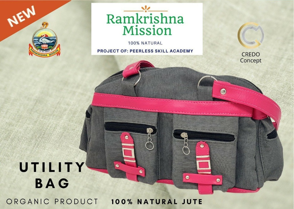 [jute-2-plate-bag] Utility Bag