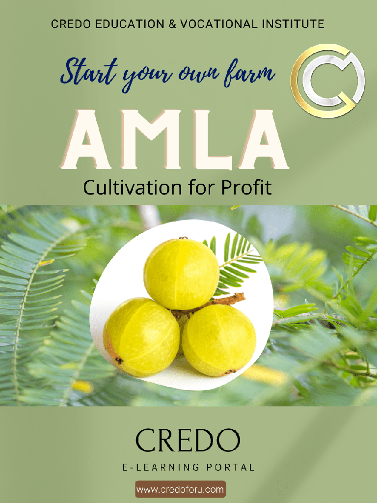 AMLA (GOOSEBERRY) CULTIVATION