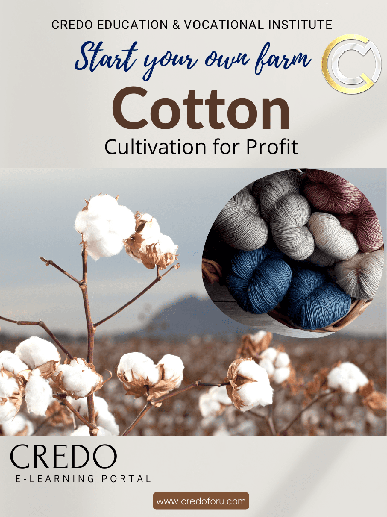 [cotton-cultivation] COTTON CULTIVATION