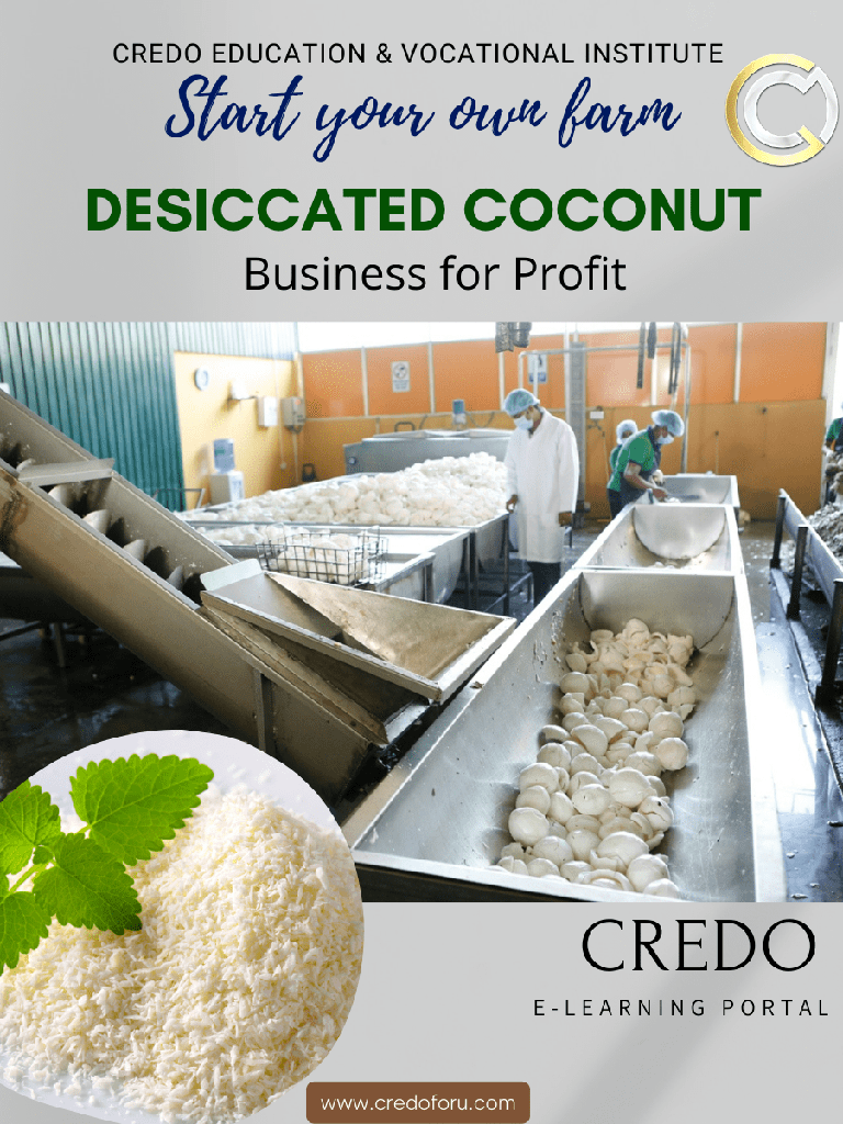 [msme-desiccated-coconut] MSME: DESICCATED COCONUT