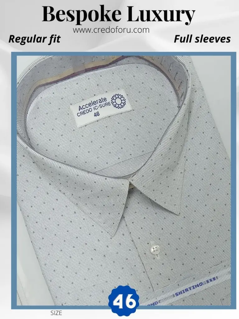 Grey printed combined full sleeve shirt 789