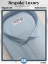Textured sky blue Raymond shirt(902)