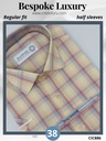 Yellow checks Raymond shirt(886)