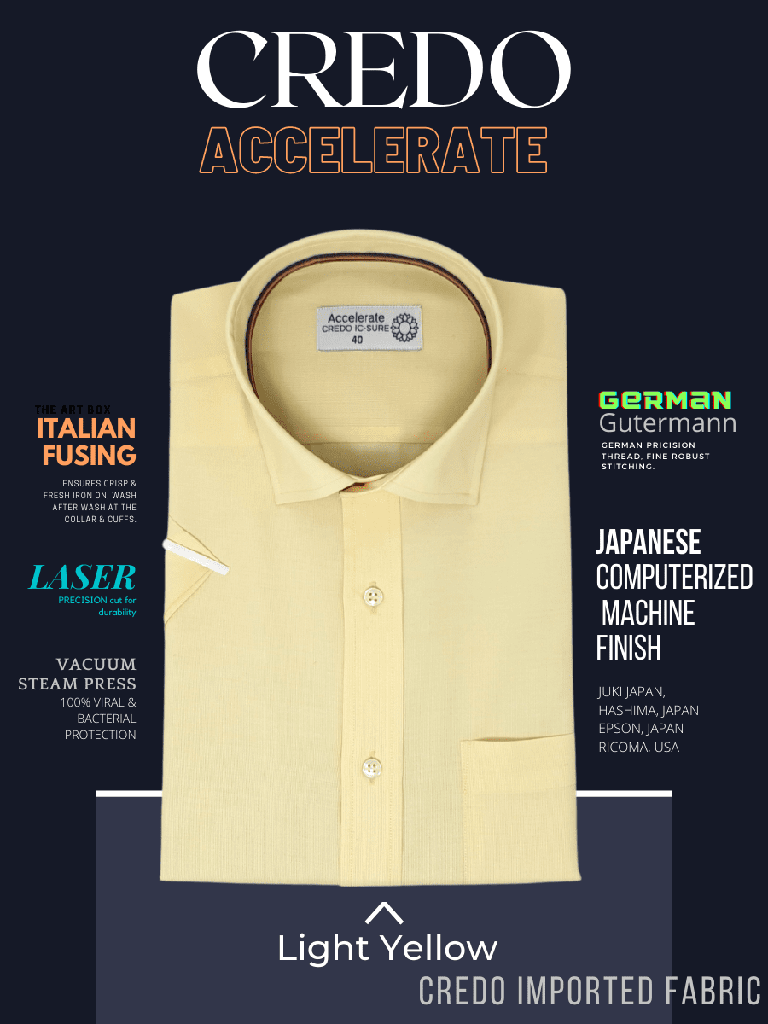 Light Yellow Formal Shirt(69)