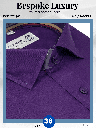 Mauve Solid Half Sleeves Formal Shirt