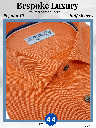 Arvind Fabric Orange Formal Shirt