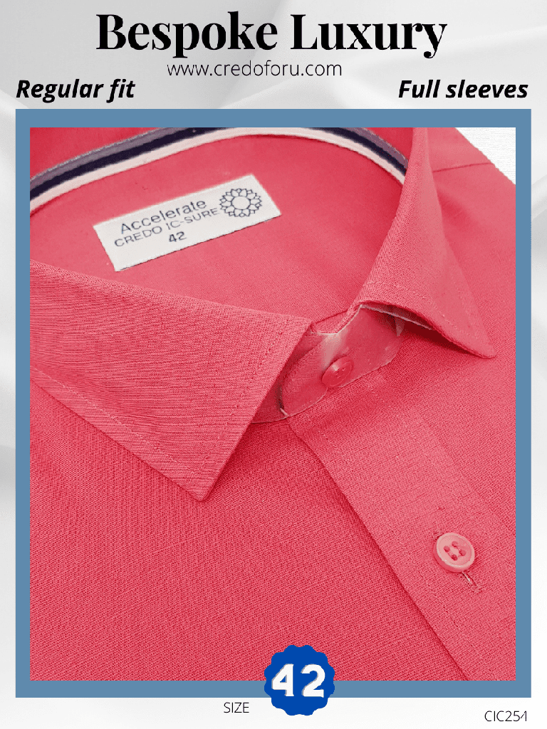 Deep Pink Formal Shirt