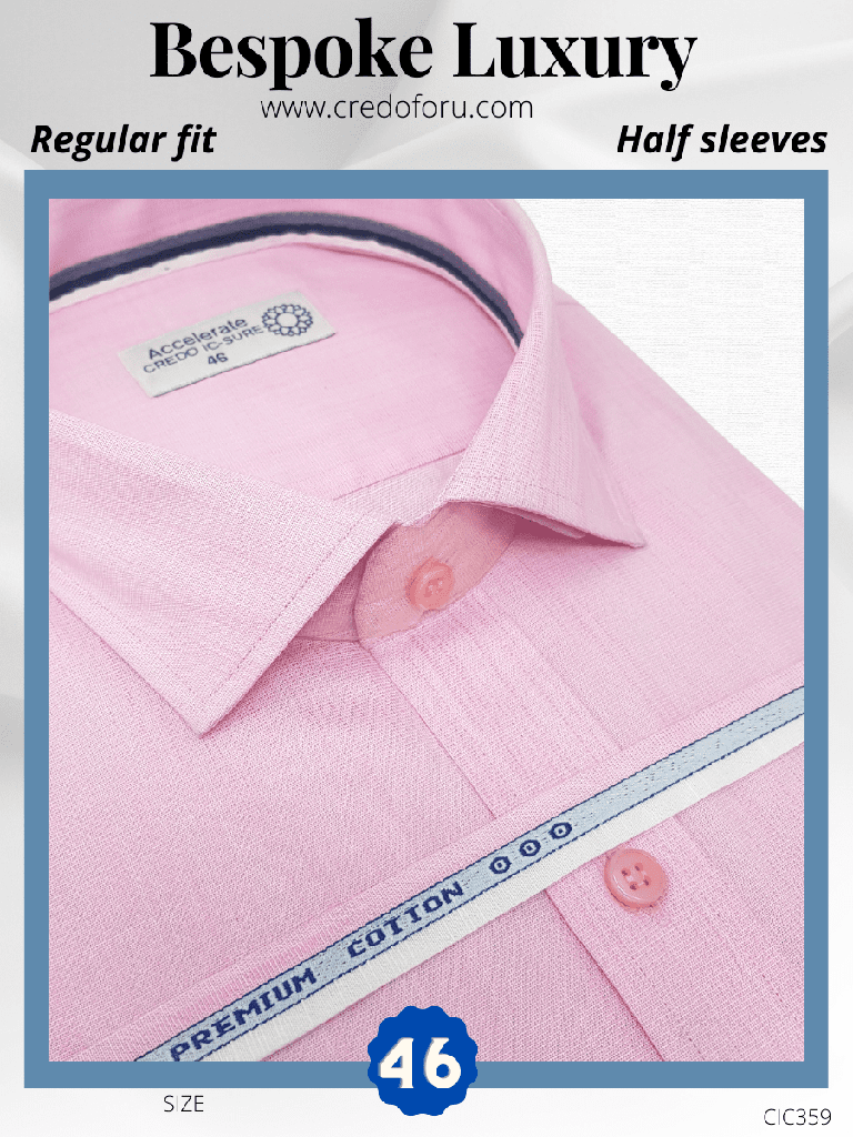 Pink Texture Formal shirt