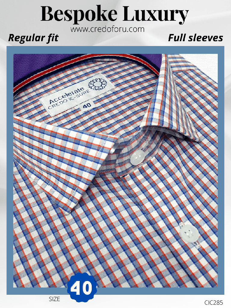 Arvind Fabric Red, Blue, White Check