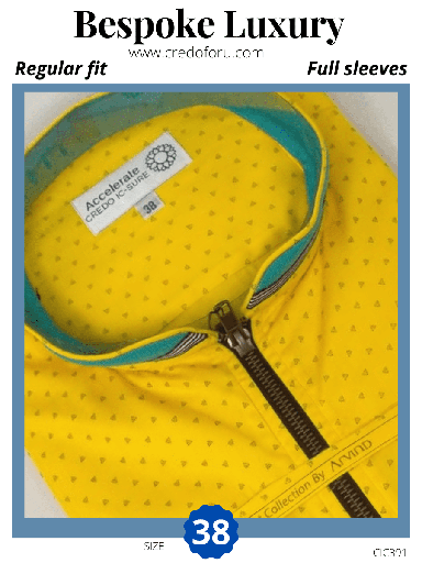 [yellow-chinse-collar-shirt-with-front-zip] yellow chinse collar shirt with front zip