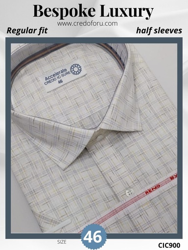 [black-yellow-big-checks-on-white-raymond-shirt-900] Black yellow big checks on white raymond shirt(900)