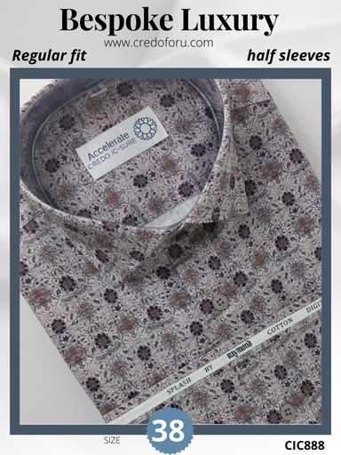 [maroon-jacquard-printed-raymond-shirt-888] Maroon jacquard printed raymond shirt(888)