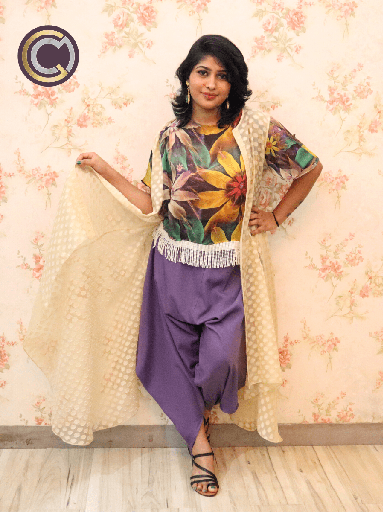 [credo-indo-western-wear-2] Chiffon Top