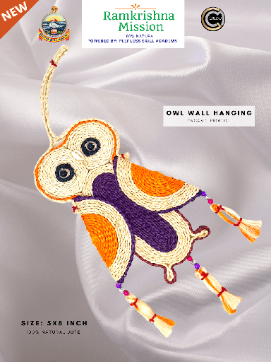 [jute-owl-wall-hanging] Jute Owl Wall Hanging