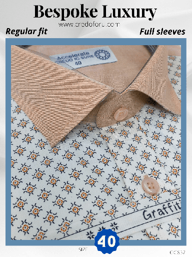 [brown-and-black-arvind-fabric-printed-full-sleeves-shirt637-40-1] Brown and Black Arvind Fabric Printed Full Sleeves Shirt(637)